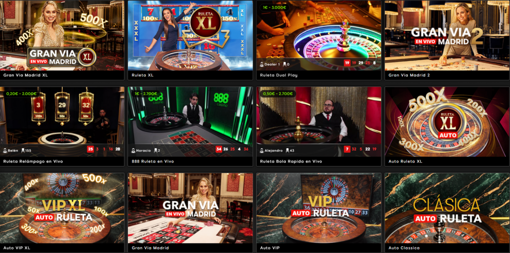 888 casino Juegos