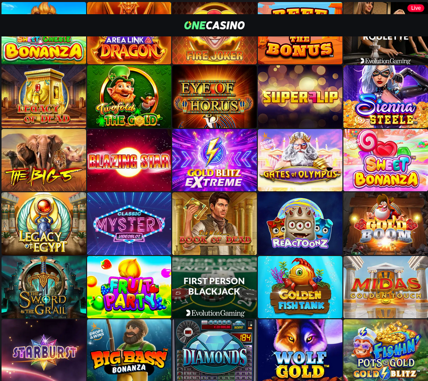 OneCasino Juegos